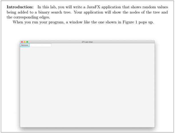 Implement binary tree GUI in Java programming language
