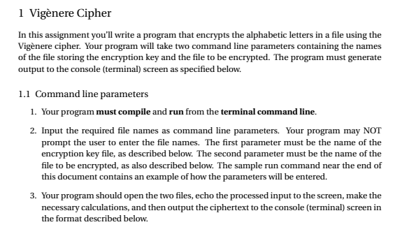 program to create Vigènere Cipher in java