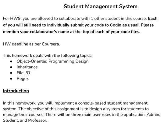 program to create student management system in java