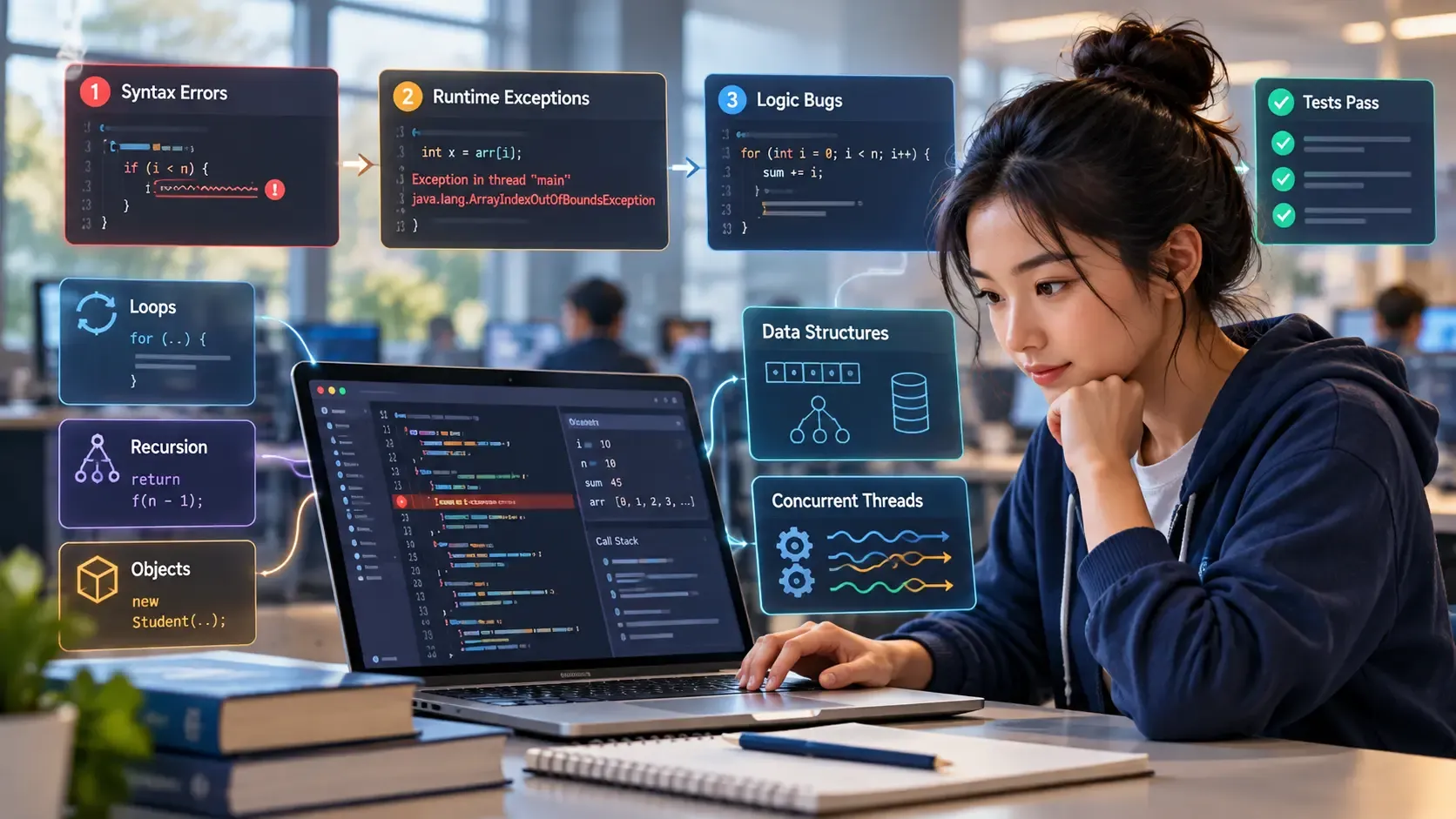 Debugging Java Programs in CS 180 Assignments