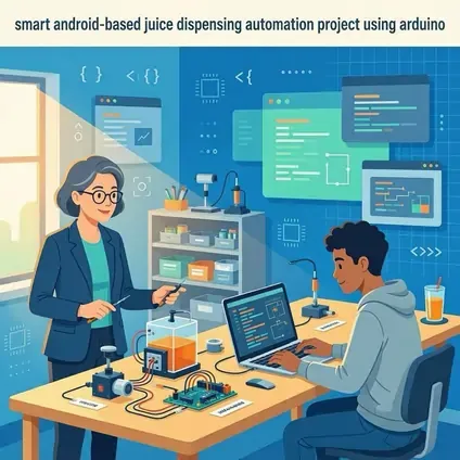 Smart Android-Based Juice Dispensing Automation Project Using Arduino